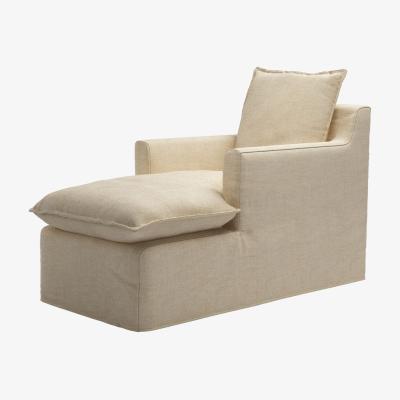 Sofa.com Anders Chaise Armchair in Shearling Hygge Chunky Weave