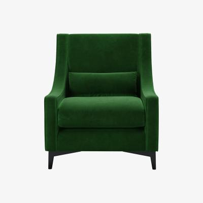 Sofa.com Shelby Armchair in Putting Green Aquaclean Clever Velvet