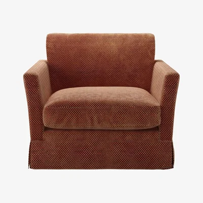 Sofa.com Otto Armchair in Pomegranate Bubble Velvet