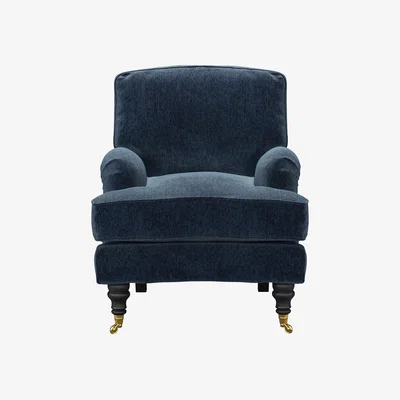 Sofa.com Bluebell Small Armchair in Portland blue Brushstroke - sofa.com