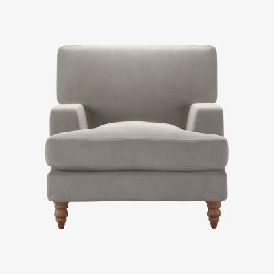 Sofa.com Isla Armchair in Nimbus Aquaclean Clever Velvet