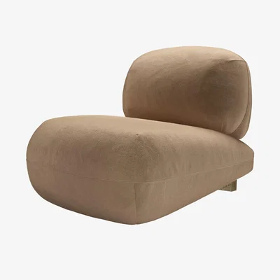 Sofa.com Seattle Armchair in Spiced Latte Cotton Matt Velvet - sofa.com