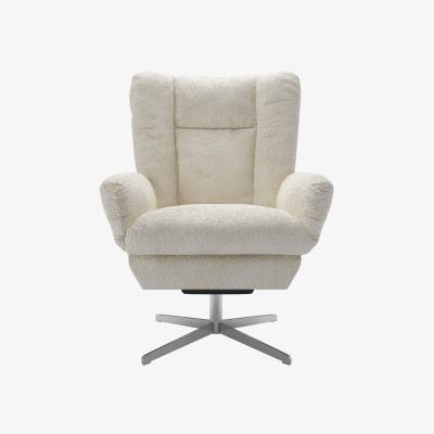 Sofa.com Ellora Swivel Armchair in Oyster Luxe Boucle