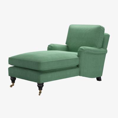 Sofa.com Bluebell Chaise Armchair in Celadon Easy Cotton
