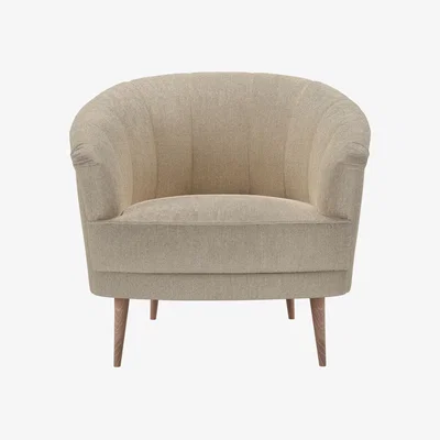 Sofa.com Harper Armchair in Cashew Baylee Viscose Linen - sofa.com