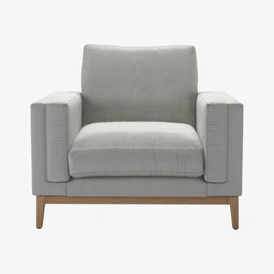 Sofa.com Costello  Armchair in Wishing Well Organic Smart Cotton