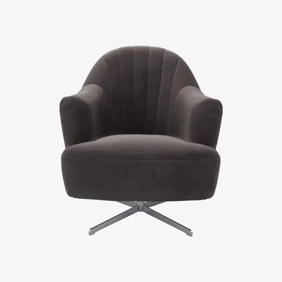 Sofa.com Ariel Armchair in Shale Aquaclean Clever Velvet