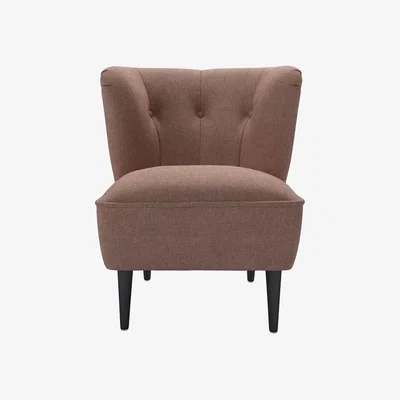 Sofa.com Betty Armchair in Pinot Noir Norfolk Cotton - sofa.com