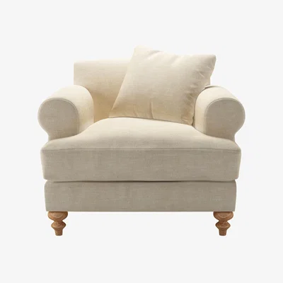 Sofa.com Teddy Armchair in Chantilly Aquaclean Clever Chenille