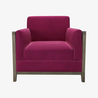 Sofa.com Chester Armchair in Persian Rose Smart Velvet