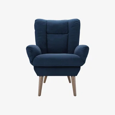 Sofa.com Ellora Armchair in Washed Indigo Easy Cotton