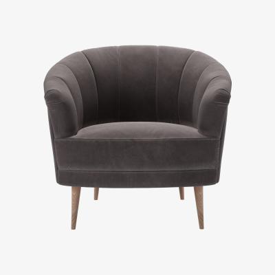 Sofa.com Harper Armchair in Shale Aquaclean Clever Velvet