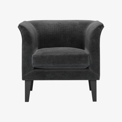 Sofa.com Fingal Armchair in Raven Speckled Chenille