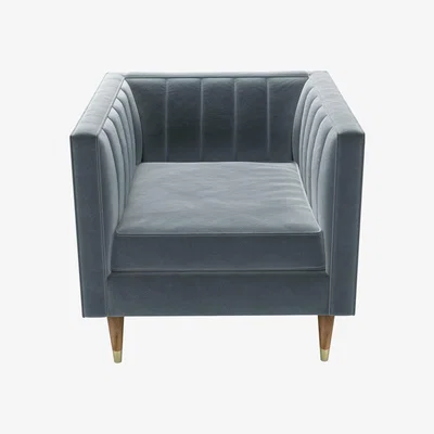 Sofa.com Ruby Armchair in Windermere Cotton Matt Velvet - sofa.com