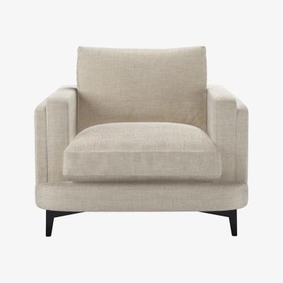 Sofa.com Boston Squared Arm Armchair in Jasmine Silky Jacquard Weave