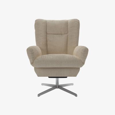 Sofa.com Ellora Swivel Armchair in Cashew Baylee Viscose Linen