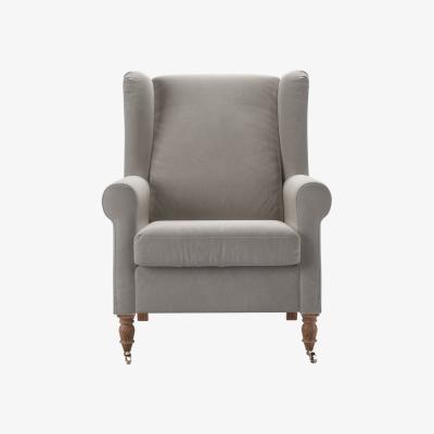 Sofa.com Duke Armchair in Nimbus Aquaclean Clever Velvet