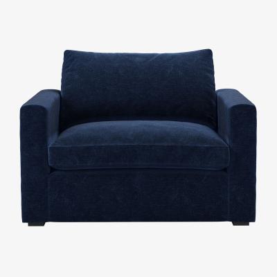 Sofa.com Long Island Slim Armchair in Port Royal Aquaclean Clever Chenille