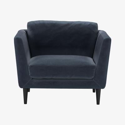 Sofa.com Holly Armchair in Skyfall Cotton Matt Velvet