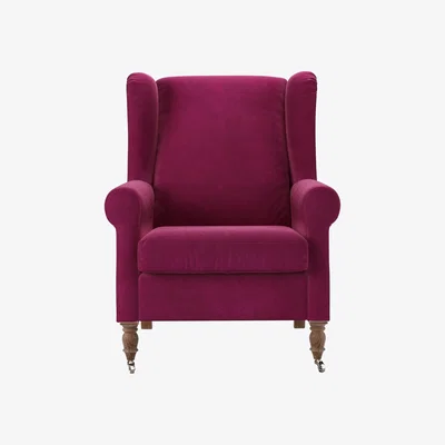 Sofa.com Duke Armchair in Persian Rose Smart Velvet