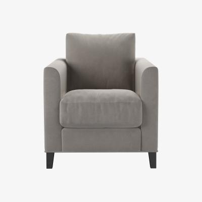 Sofa.com Izzy Armchair in Nimbus Aquaclean Clever Velvet