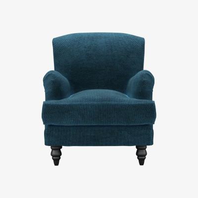 Sofa.com Snowdrop Small Armchair in Mineral Mist Speckled Chenille