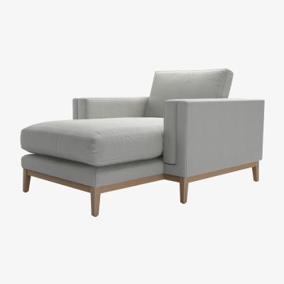 Sofa.com Costello  Chaise Armchair in Wishing Well Organic Smart Cotton