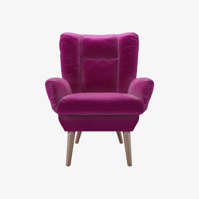 Sofa.com Ellora Armchair in Peony Cotton Matt Velvet