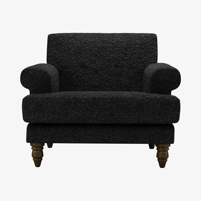 Sofa.com Perfectly Pristine Remy Armchair in Ashford Textured Boucle - sofa.com