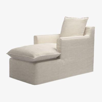 Sofa.com Anders Chaise Armchair in Jasmine Silky Jacquard Weave