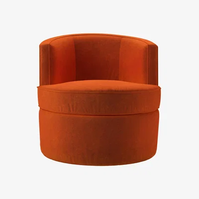 Sofa.com Monroe Armchair in Paprika Smart Velvet - sofa.com