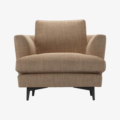 Sofa.com Lars Armchair in Driftwood Baylee Multi-Tone Viscose Linen
