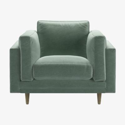 Sofa.com Marco Armchair in Sage Smart Velvet