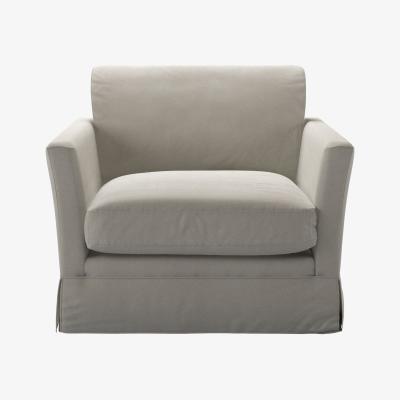 Sofa.com Otto Armchair in Stoneware Easy Cotton