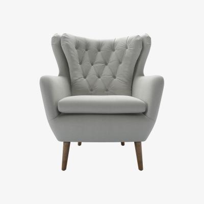 Sofa.com Ernest Swivel Armchair in Wishing Well Organic Smart Cotton