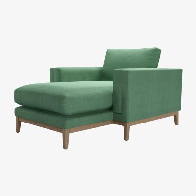 Sofa.com Costello Chaise Armchair in Celadon Easy Cotton