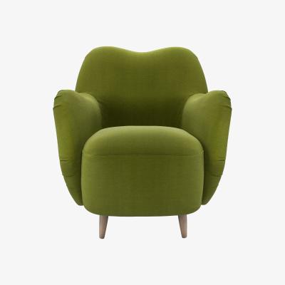 Sofa.com Ginger Armchair in Vine Leaf Organic Smart Cotton