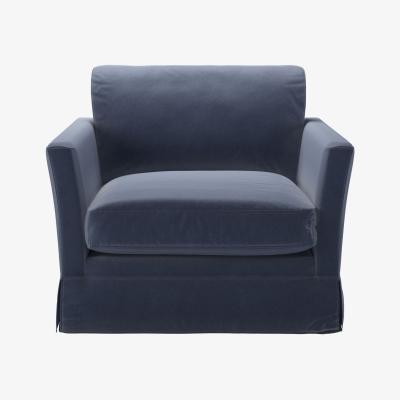 Sofa.com Otto Armchair in Sapphire Smart Velvet