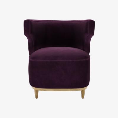Sofa.com Edie Armchair in Damson Smart Velvet