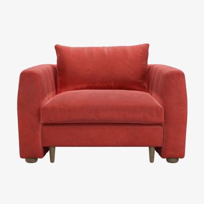Sofa.com Tiffany Armchair in Wild Raspberry Smart Velvet - sofa.com