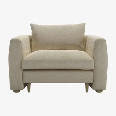 Sofa.com Tiffany Armchair in Pampas Hygge Smart Linen