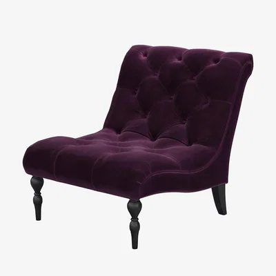 Sofa.com Claude Armchair in Damson Smart Velvet