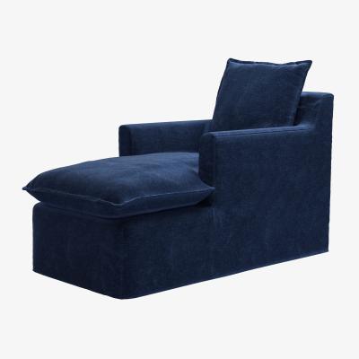 Sofa.com Anders Chaise Armchair in Port Royal Aquaclean Clever Chenille