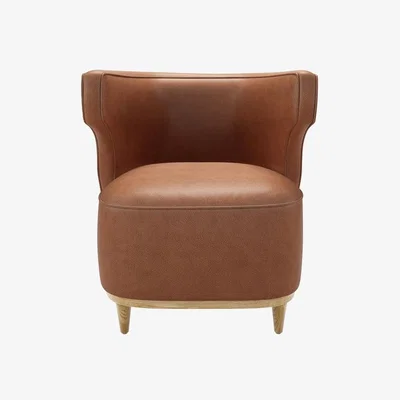 Sofa.com Edie Armchair in Cognac Grain Leather - sofa.com