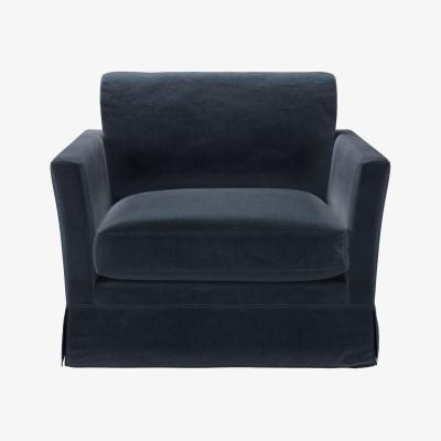 Sofa.com Otto Armchair in Skyfall Cotton Matt Velvet