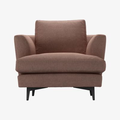 Sofa.com Lars Armchair in Pinot Noir Norfolk Cotton