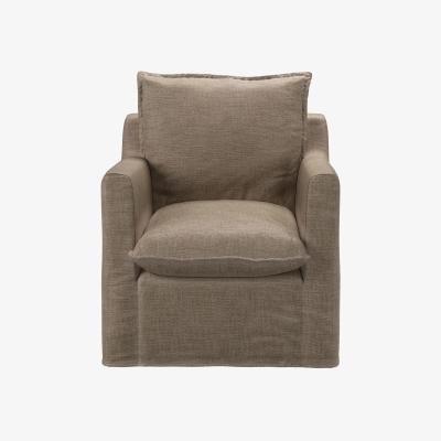 Sofa.com Anders Armchair in Greige Florence Textured Weave