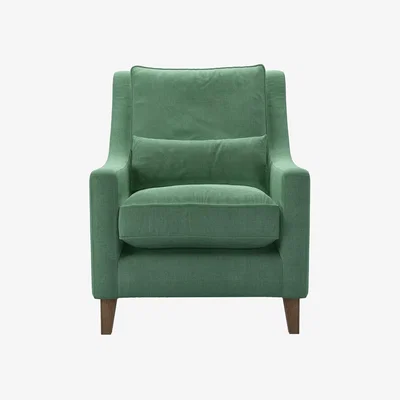 Sofa.com High Back Iggy Armchair in Celadon Easy Cotton