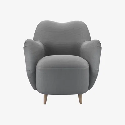 Sofa.com Ginger Armchair in Shadow Brushed Linen Cotton - sofa.com