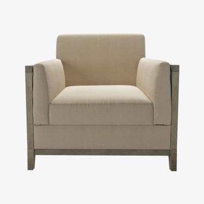 Sofa.com Chester Armchair in Pennine Stone Organic Smart Cotton